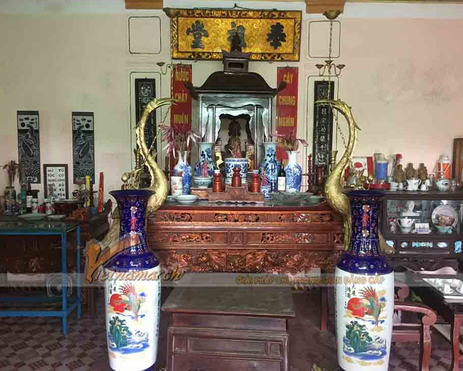 Bố trí gian phụ của nhà thờ 3 gian